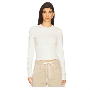 Skims Long Sleeve T-shirt | Cotton Jersey | Size Small